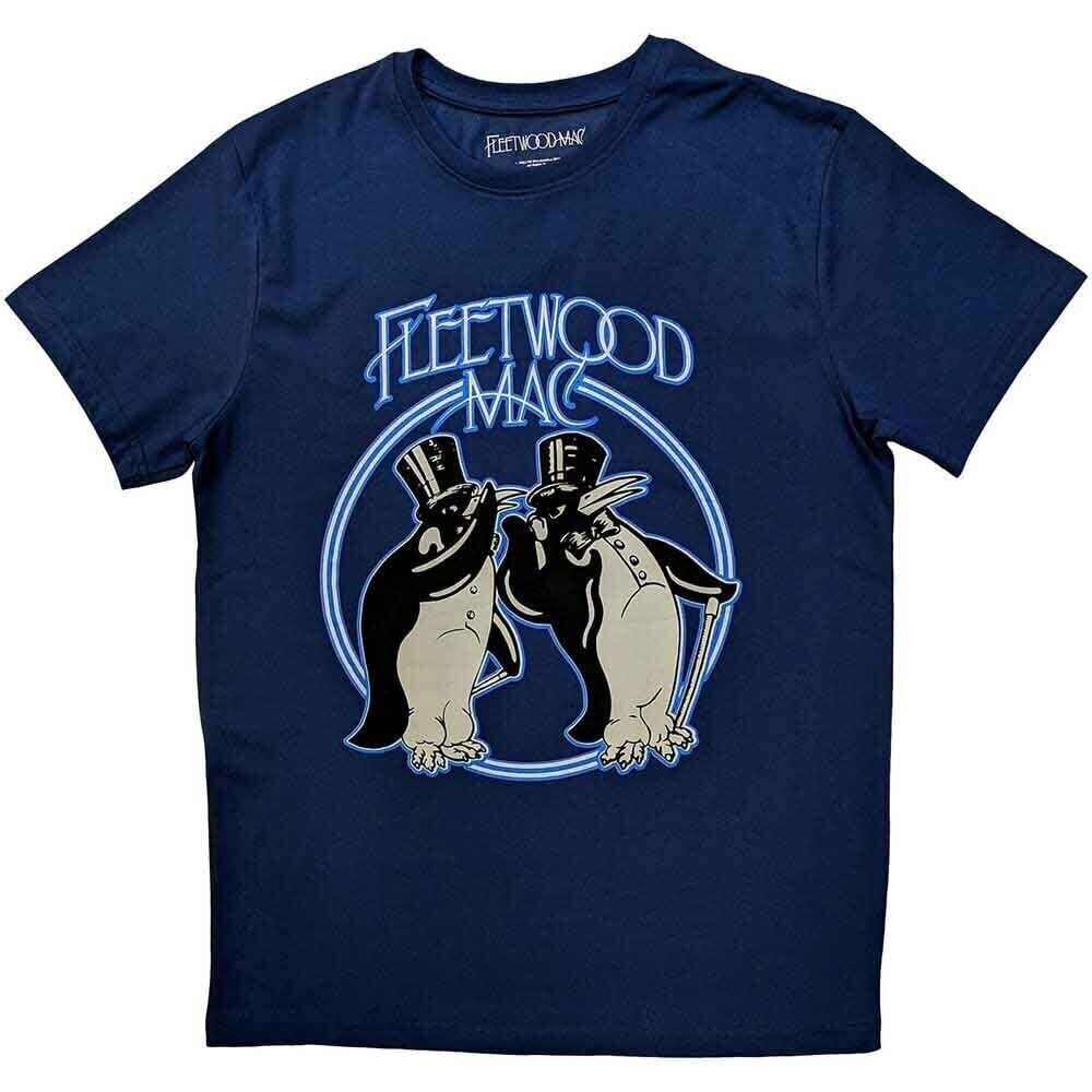 T-Shirt Fleetwood Mac Penguins Denim Blue 2XL T-Shirt