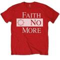 Faith No More Classic New Logo Star Red S T-shirt