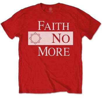 T-särk Faith No More Classic New Logo Star Red M T-särk - 1
