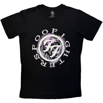 Camiseta de manga corta Foo Fighters Wheel Logo Shadow Black L Camiseta de manga corta - 1