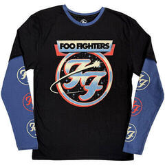 T-Shirt Foo Fighters Comet (Sleeve Print) Black & Denim Blue L T-Shirt