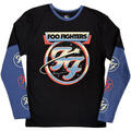 Foo Fighters Comet (Sleeve Print) Black & Denim Blue L T-Shirt