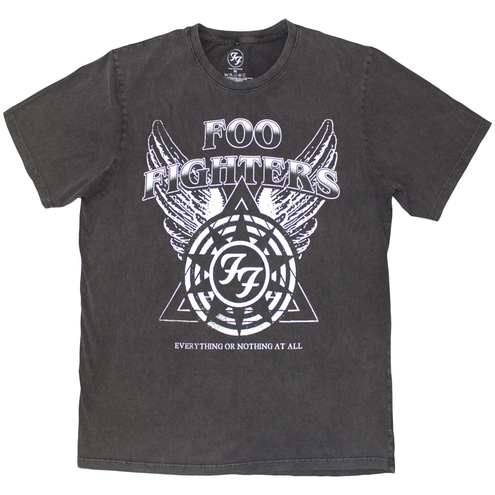 T-Shirt Foo Fighters EONAA Logo Charcoal Grey L T-Shirt