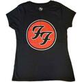 Foo Fighters FF Logo Black S Damă Tricou
