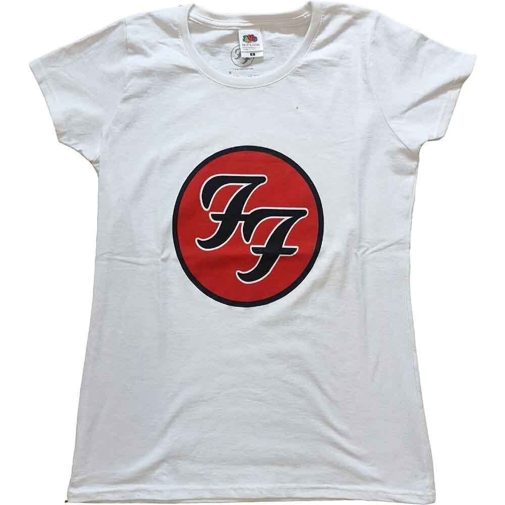 Koszulka Foo Fighters FF Logo White XL Damskie Koszulka