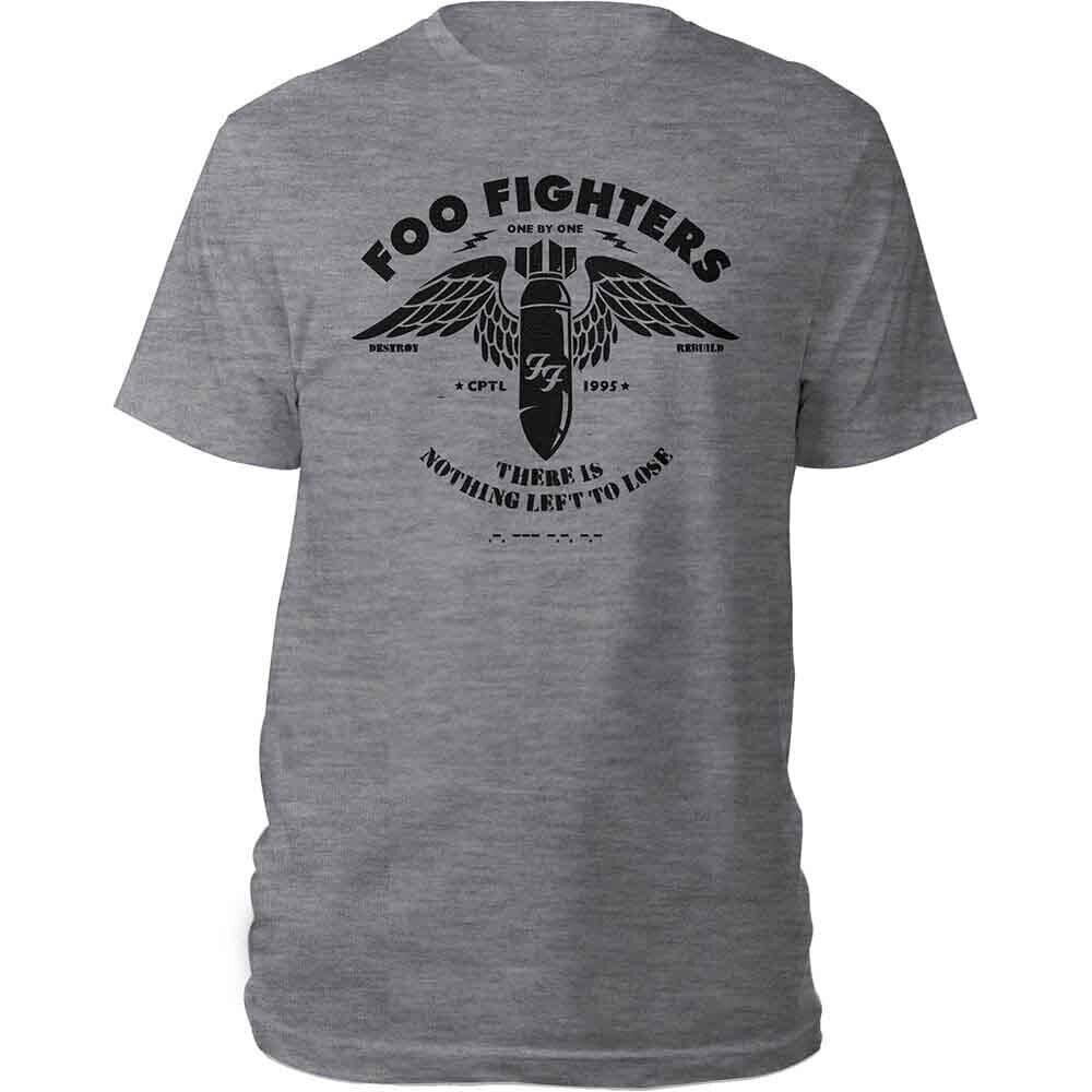 Риза Foo Fighters Stencil Grey 2XL Риза
