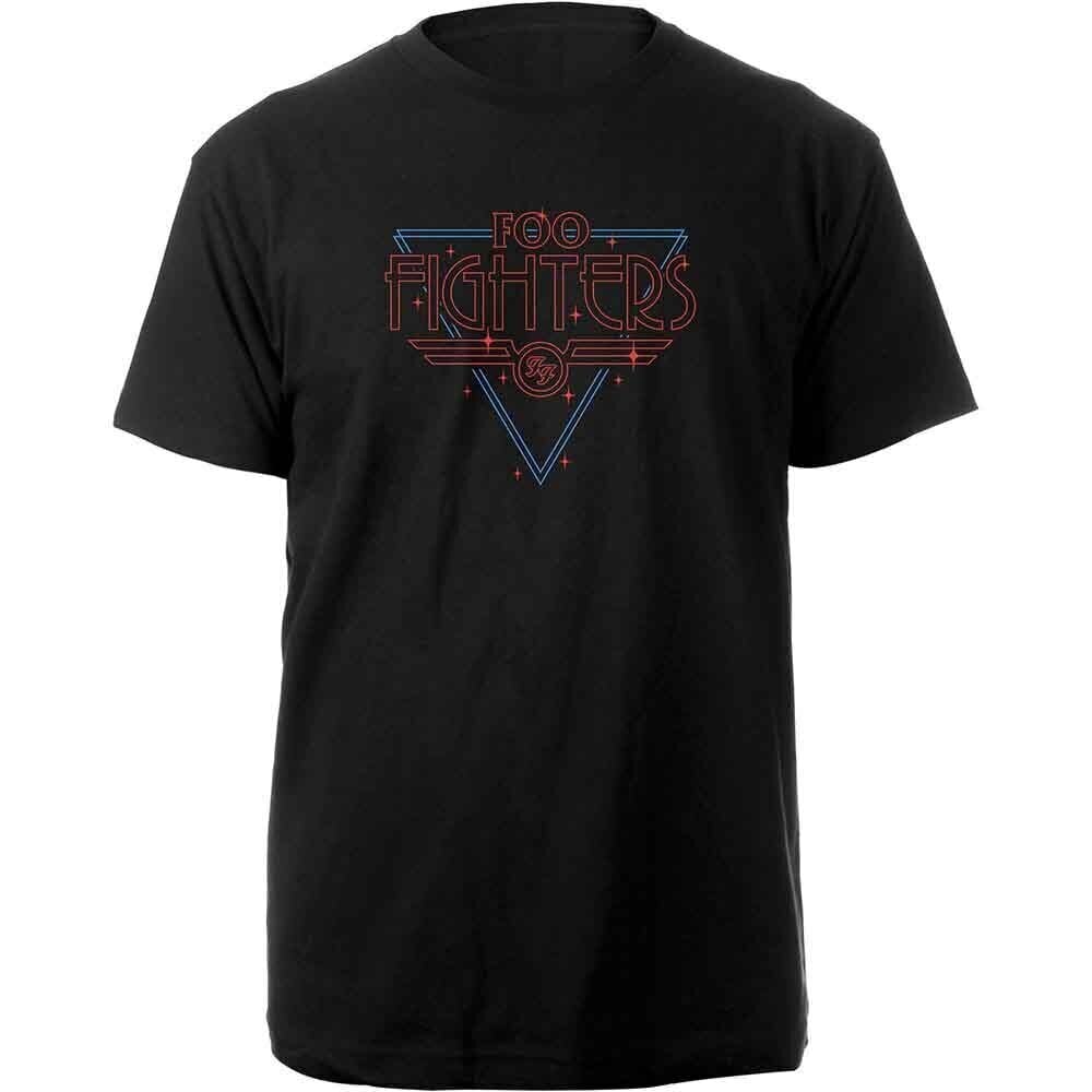 T-Shirt Foo Fighters Black Disco Outline Black M T-Shirt