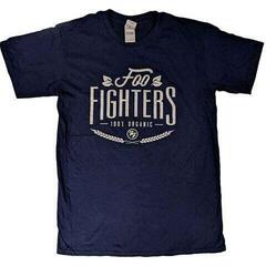 T-shirt Foo Fighters 100% Organic Navy Blue L T-shirt