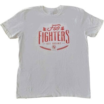 Tricou Foo Fighters 100% Organic (Ex-Tour) White S Tricou - 1