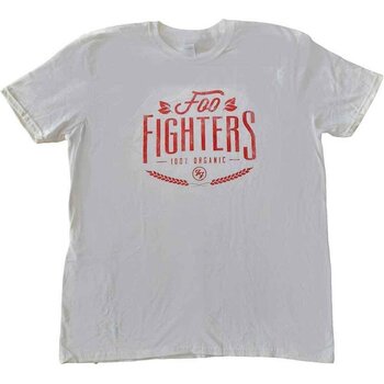 Koszulka Foo Fighters 100% Organic (Ex-Tour) White 3XL Koszulka - 1