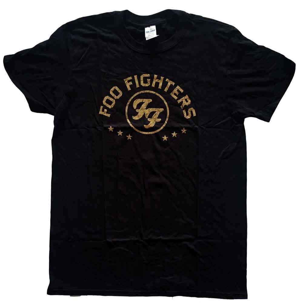 T-shirt Foo Fighters Arched Stars Black 2XL T-shirt
