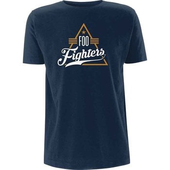 Tričko Foo Fighters Triangle Navy Blue L Tričko - 1