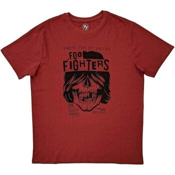 Camiseta de manga corta Foo Fighters SF Valley Rojo 2XL Camiseta de manga corta - 1