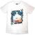 T-shirt Lady Gaga Artpop Facepaint White XL T-shirt