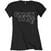 T-Shirt Green Day Flower Pot (Embellished) Black L Ladies T-Shirt