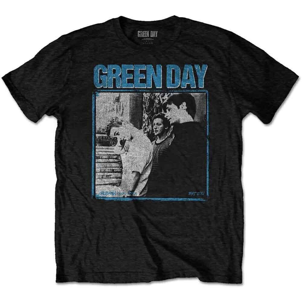 T-Shirt Green Day Photo Block Black 2XL T-Shirt