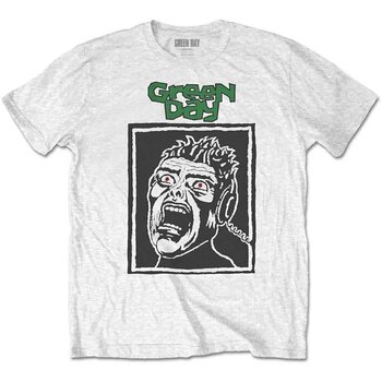 Tricou Green Day Scream White S Tricou - 1