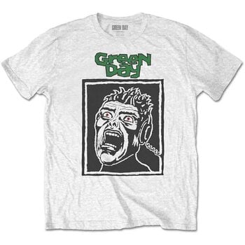T-Shirt Green Day Scream White L T-Shirt - 1