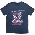 Green Day American Dream (Wash Collection) Blue Wash L T-Shirt