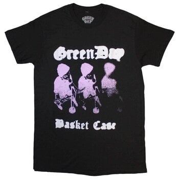 T-Shirt Green Day Basket Case Black 2XL T-Shirt - 1