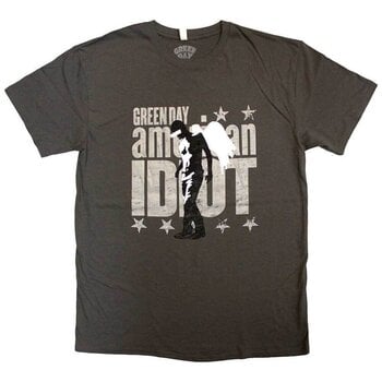 T-shirt Green Day Am Idiot Angel Charcoal Grey XL T-shirt - 1
