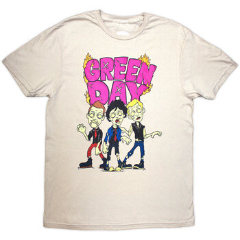 T-Shirt Green Day Walking Zombies Sand 2XL T-Shirt - 1