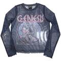 Genesis Bird Hand (Mesh) Navy Blue S Ladies T-Shirt