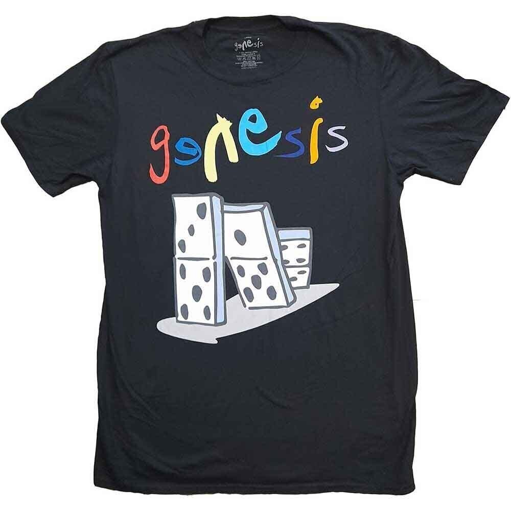 T-Shirt Genesis The Last Domino? (Back Print & Ex-Tour) Black 2XL T-Shirt