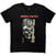 T-shirt Ghost Here's Papa (Back Print) Black L T-shirt