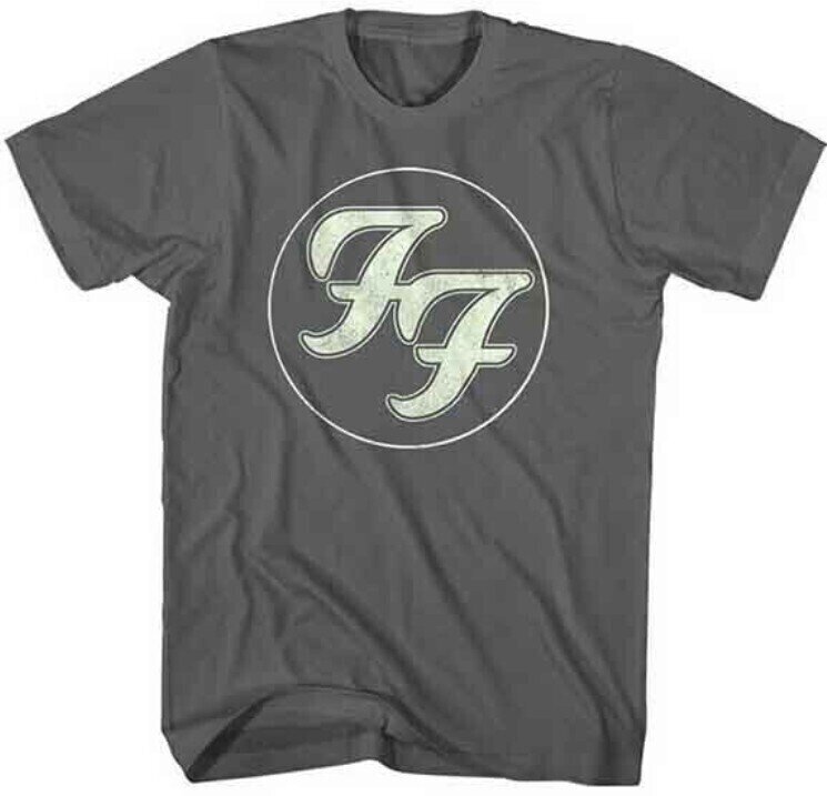 Košulja Foo Fighters Gold FF Logo Charcoal Grey S Košulja