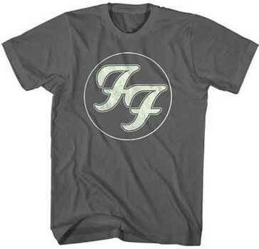Shirt Foo Fighters Gold FF Logo Charcoal Grey XL Shirt - 1