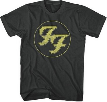 T-shirt Foo Fighters Distressed FF Logo Black XL T-shirt - 1