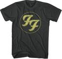 Foo Fighters Distressed FF Logo Black XL T-särk