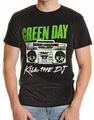 Green Day Kill the DJ (Back Print) Black L T-Shirt