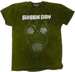 T-Shirt Green Day Gas Mask (Wash Collection) Khaki Green M T-Shirt