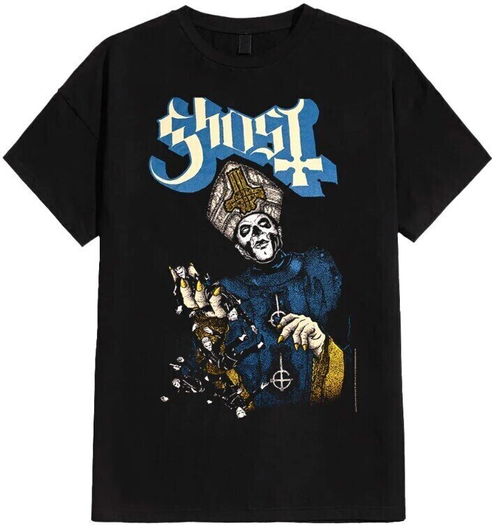 T-Shirt Ghost Papa of the World Black M T-Shirt