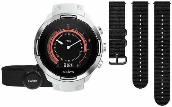 Smartwatch Suunto 9 G1 Baro White + HR Belt SET - 1