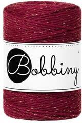 Мотузка Bobbiny 3PLY Macramé Rope 1,5 мм 100 m Golden Wine Red Мотузка