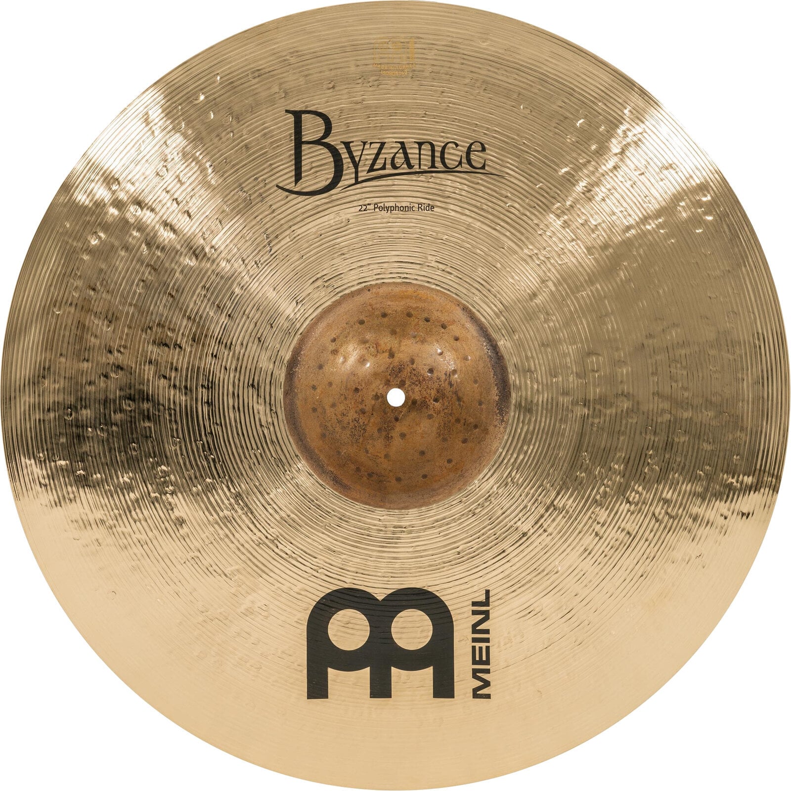 Cinel Ride Meinl B22POR-B Byzance Polyphonic 22" Cinel Ride
