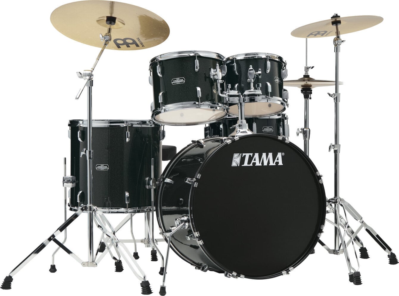 Set akustičnih bubnjeva Tama ST52H6-BNS Stagestar Black Night Sparkle Set akustičnih bubnjeva