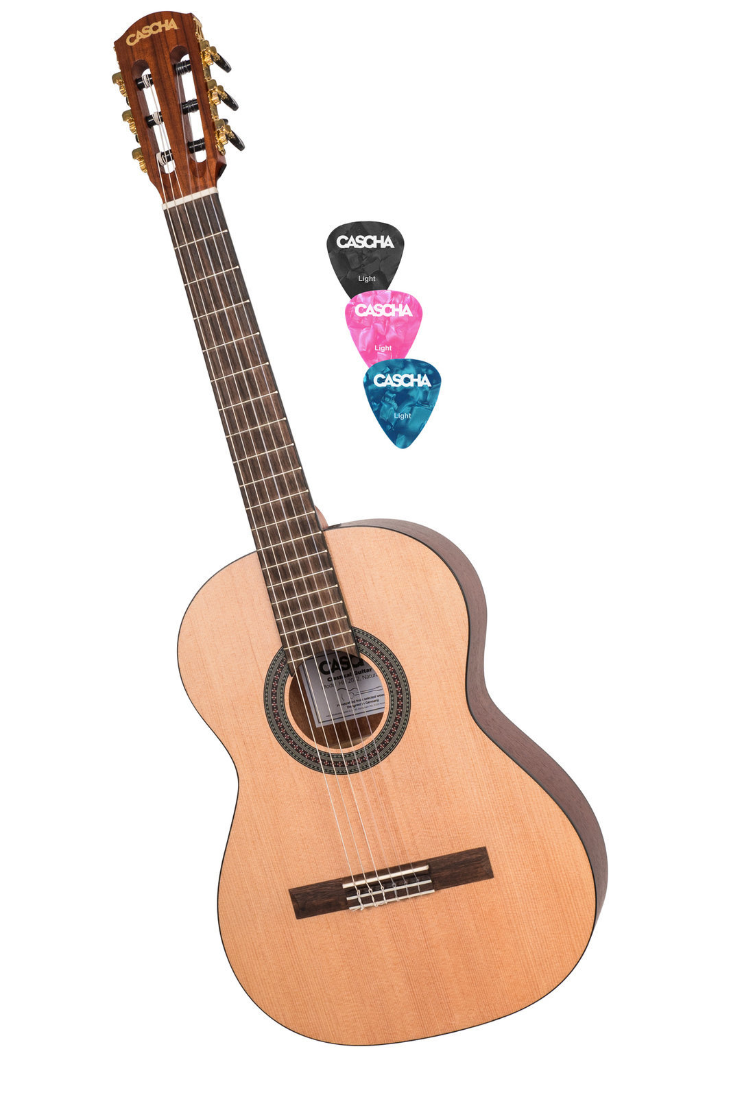 Класическа китара с размер 3/4 Cascha HH 2072 3/4 Natural