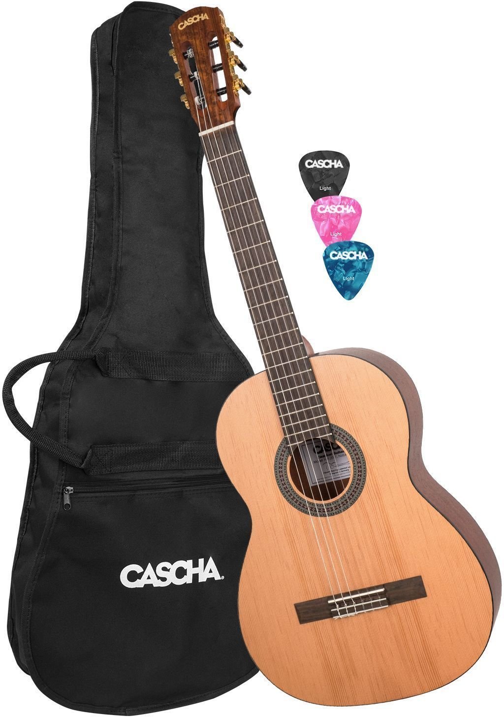 Klassisk gitarr Cascha HH 2078 4/4 Natural