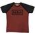 T-shirt Nine Inch Nails Classic Logo (Raglan) Red & Black XL T-shirt