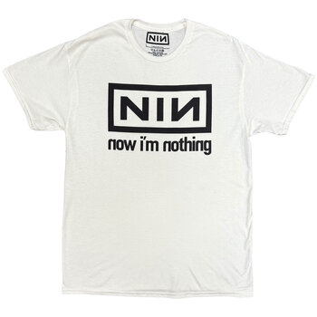 Skjorta Nine Inch Nails Now I'm Nothing White XL Skjorta - 1
