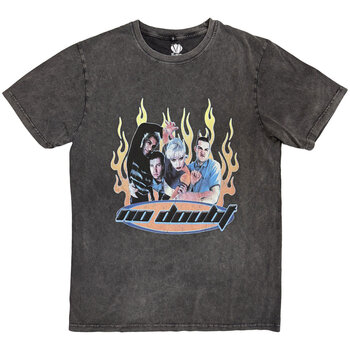 T-shirt No Doubt Retro (Stone Wash) Charcoal Grey XL T-shirt - 1