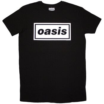 T-shirt Oasis Decca Logo (Dress) Black L Feminino T-shirt - 1