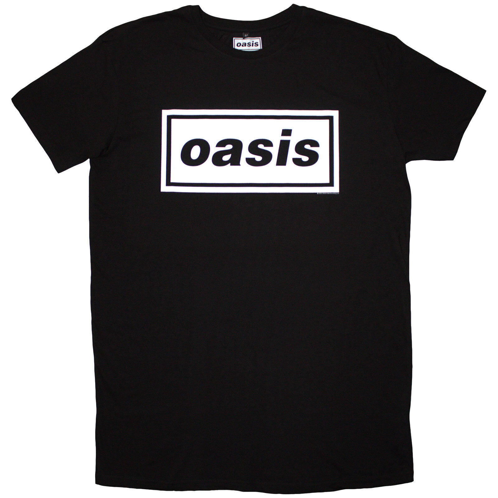 T-shirt Oasis Decca Logo (Dress) Black XL Feminino T-shirt