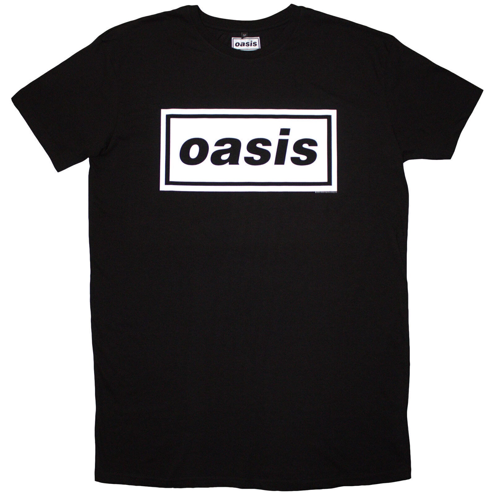T-shirt Oasis Decca Logo (Dress) Black 2XL Feminino T-shirt