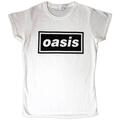 Oasis Decca Logo White M De mujer Camiseta de manga corta