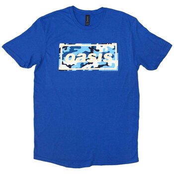 T-shirt Oasis Camo Logo Blue XL T-shirt - 1